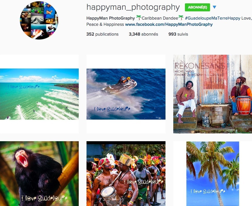 Coup de coeur pour les magnifiques #IloveGuadeloupe de HappyMan Photography