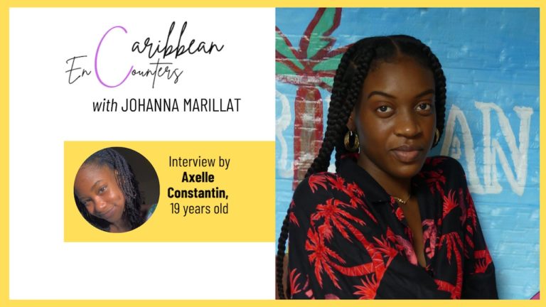 Johanna Marillat: a young woman selling vintage clothes online