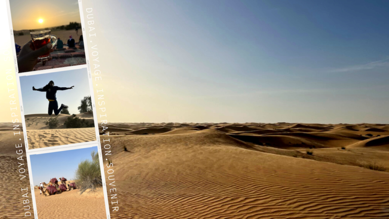 Inoubliable désert de Dubaï, malgré le froid