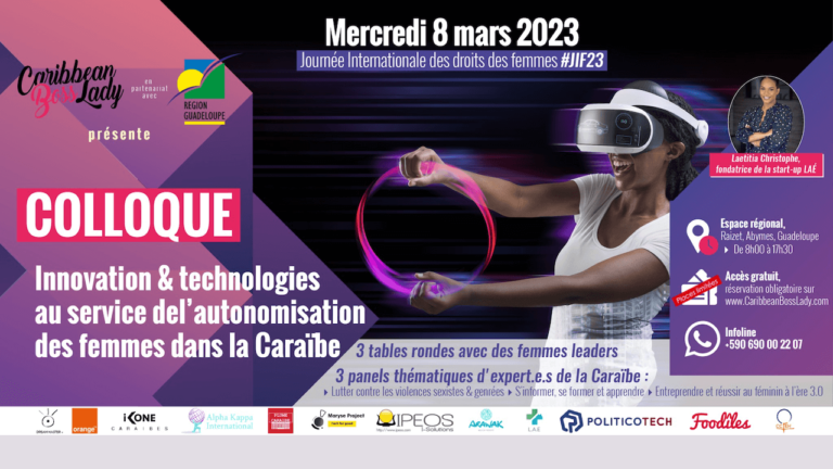 Guadeloupe : le colloque de Caribbean Boss Lady le 8 mars, j’y serai, bien sûr !