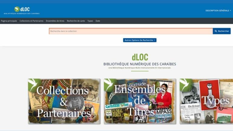 La Digital Library of the Caribbean : un trésor à portée de clic